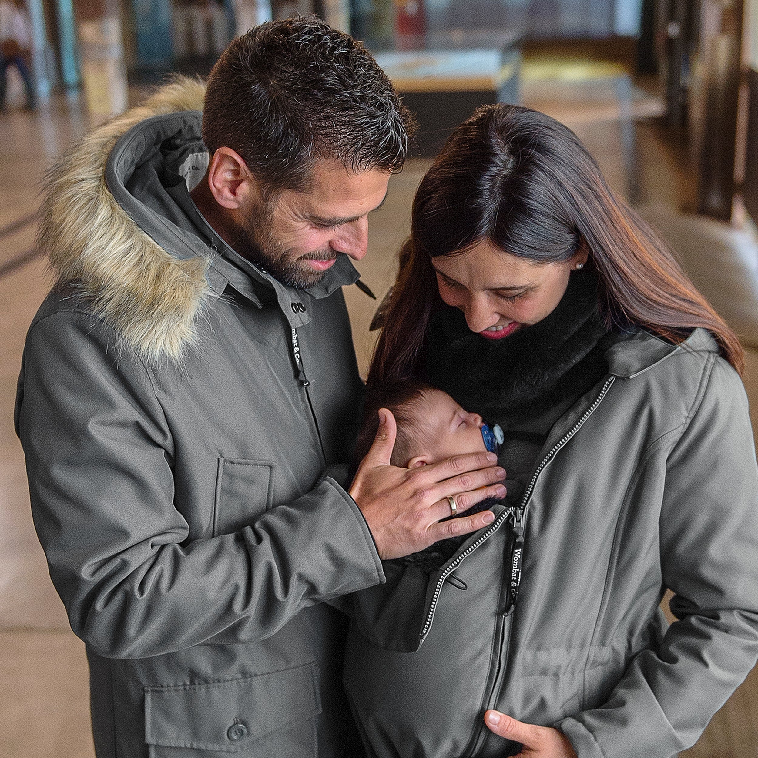 Wombat & Co. Trägerjacke für Herren – Grau – Trägerjacke – MamaMilla