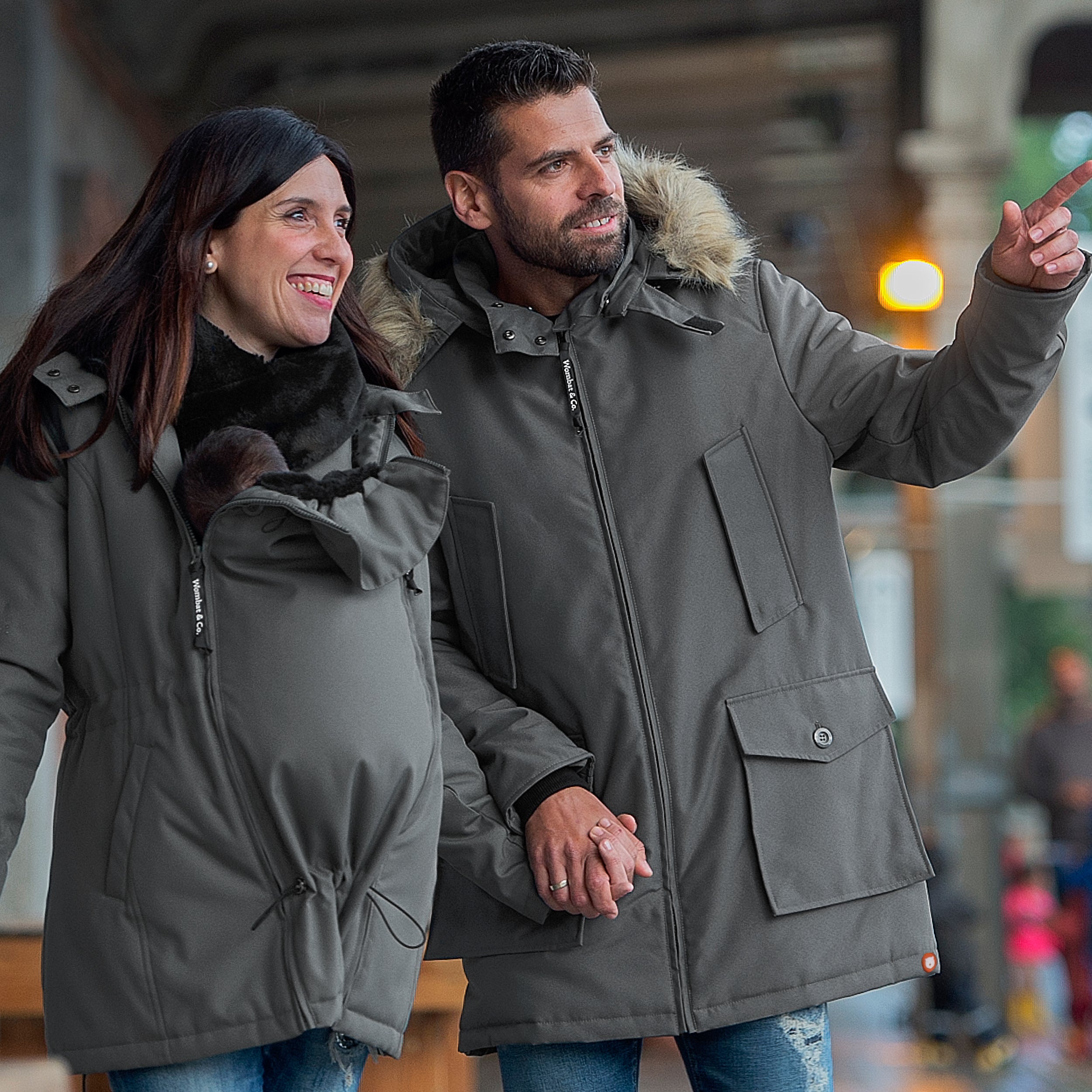 Wombat & Co. Trägerjacke für Herren – Grau – Trägerjacke – MamaMilla