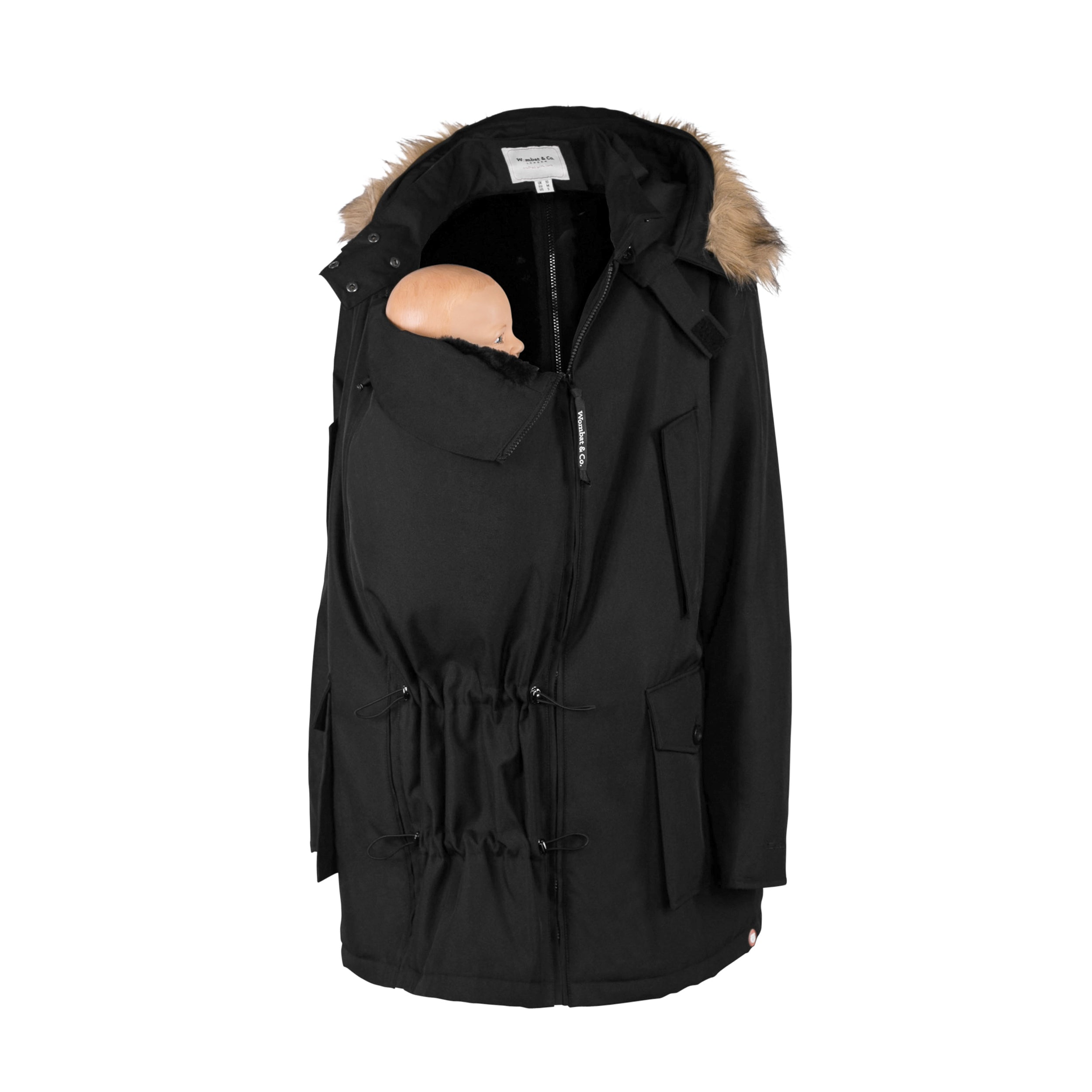 Wombat & Co. Trägerjacke für Herren – Schwarz – Trägerjacke – MamaMilla