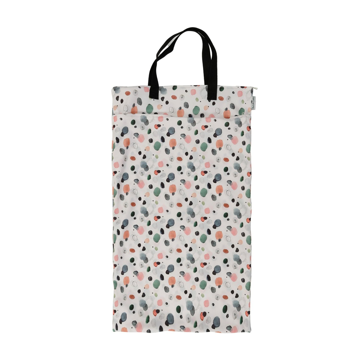 avo+cado Wetbag Large mit zwei Fächern und Hank – Terrazzo – Wetbag groß – MamaMilla