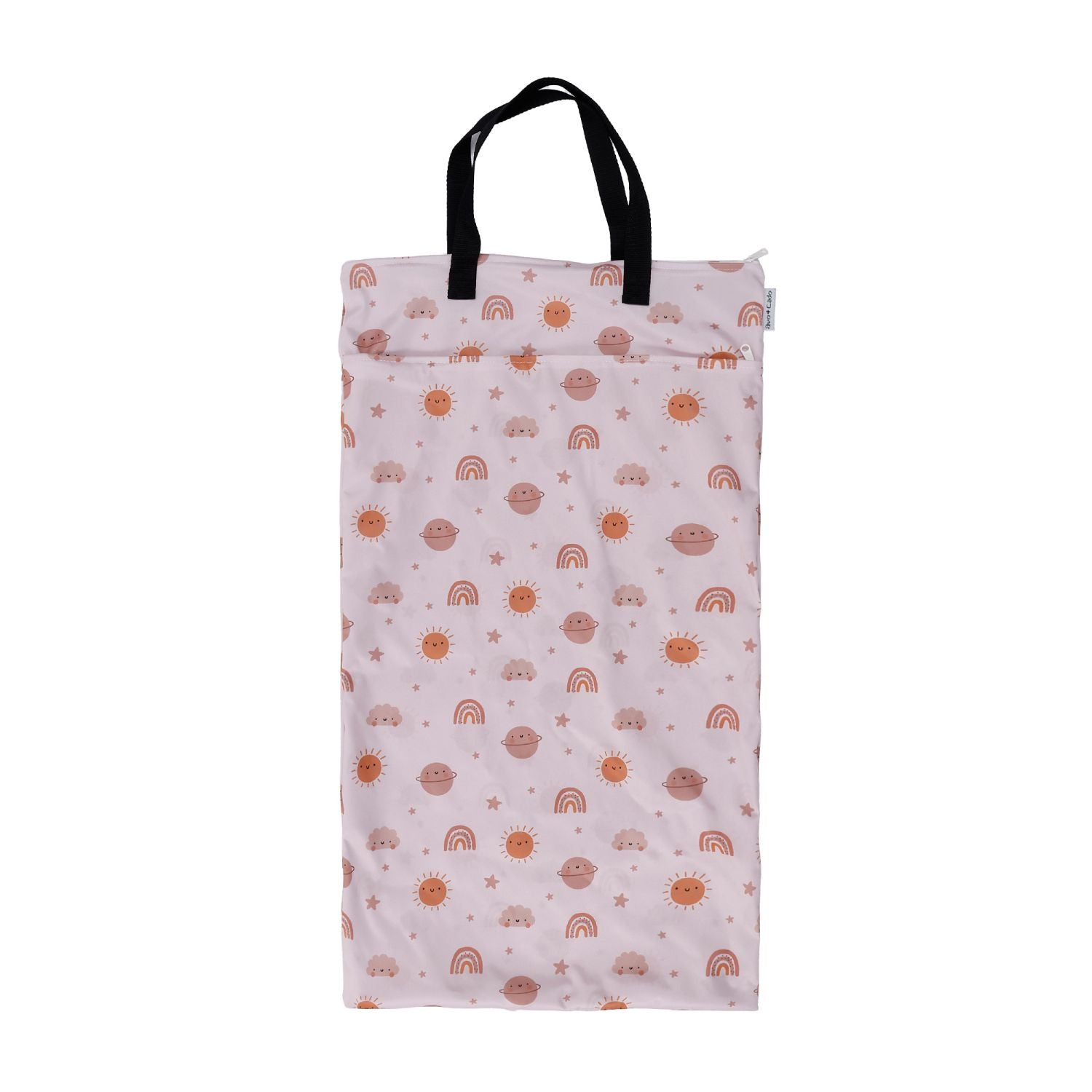 avo+cado Wetbag Large mit zwei Fächern und Hank – Rainbow – Wetbag groß – MamaMilla