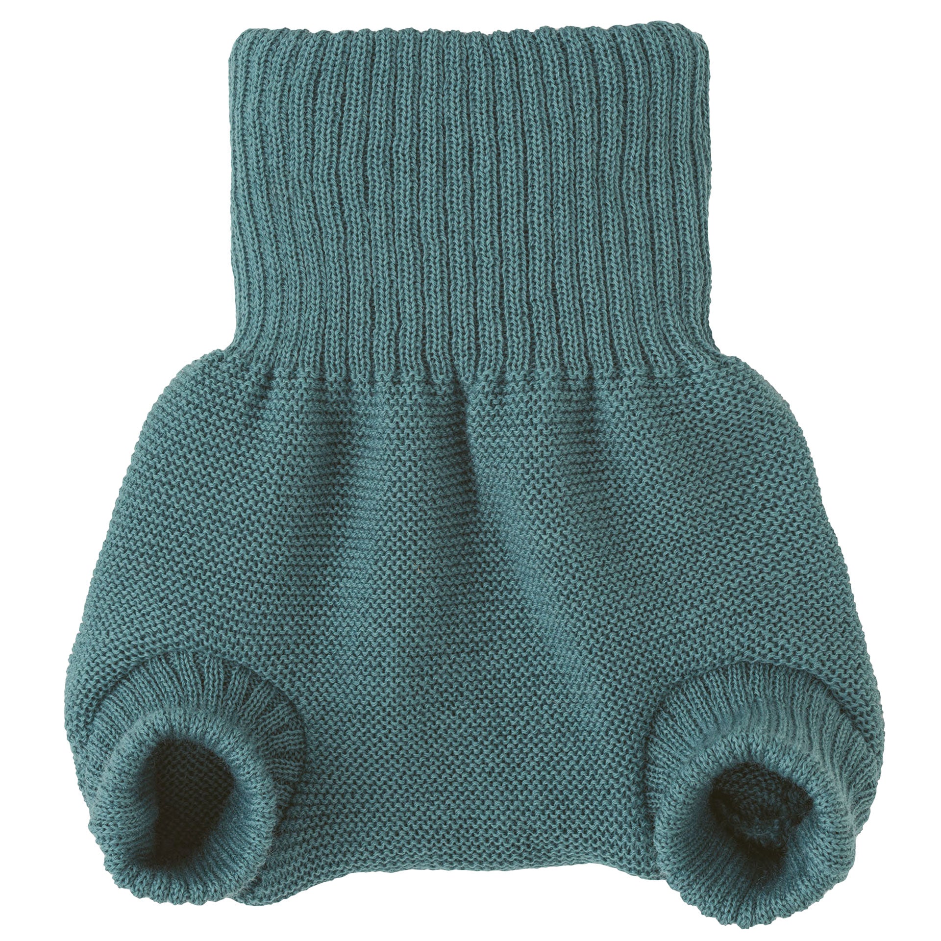 Wollwindelüberhose aus Merinowolle – Eukalyptus – Disana Bio-Babykleidung