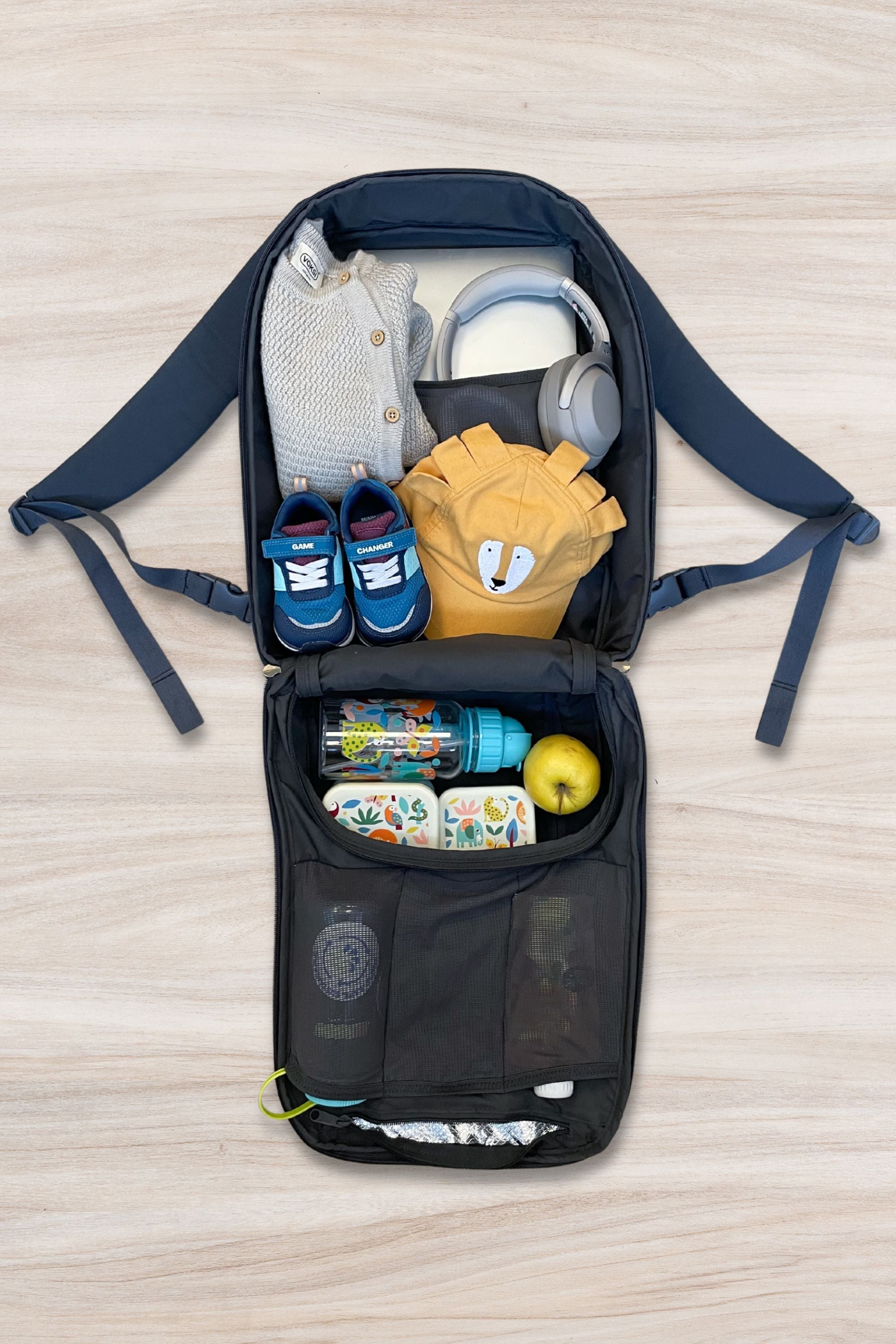MiniMeis Rucksack für G5 Core & Premium – Blau – Wickeltasche – MamaMilla
