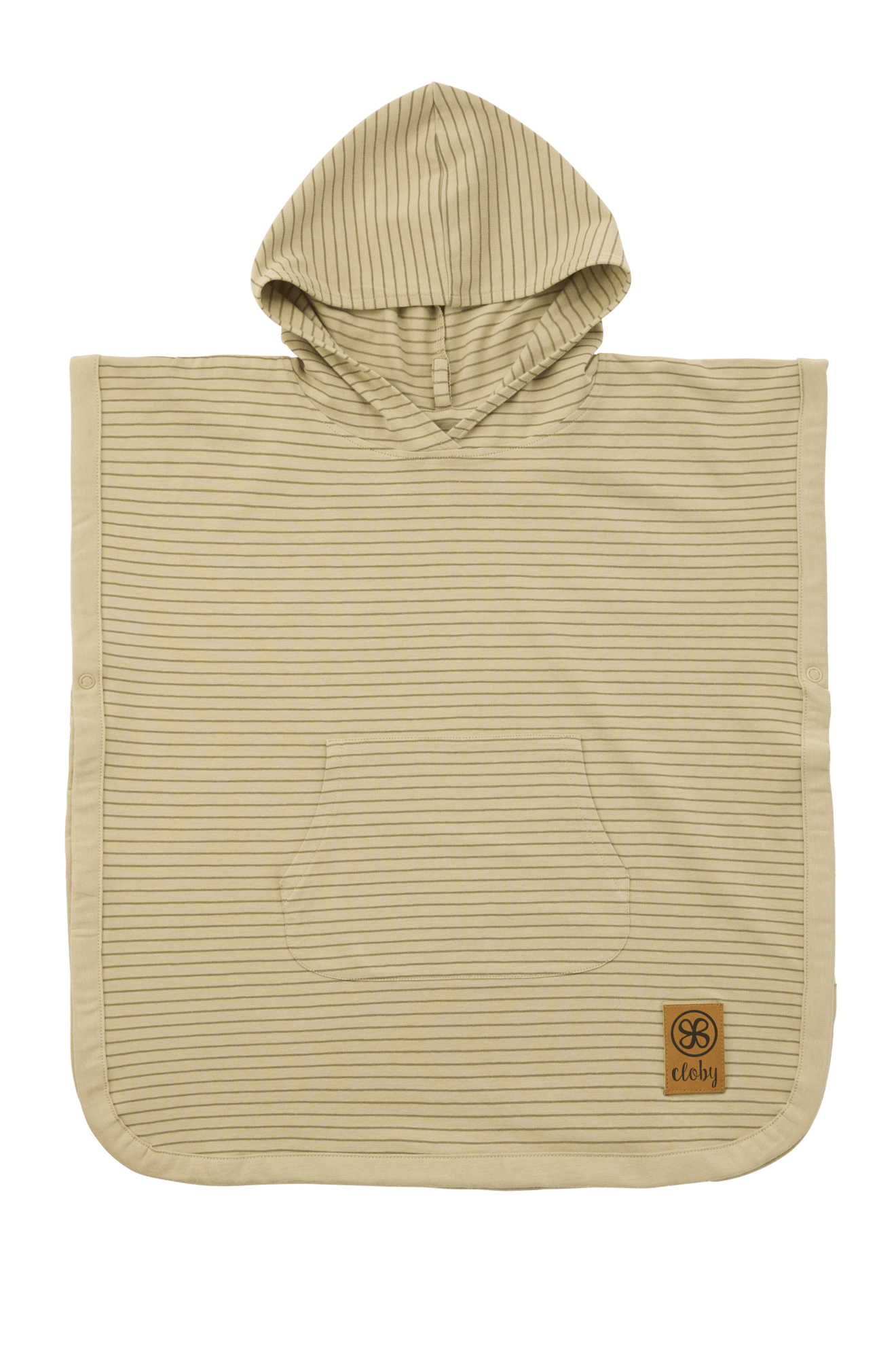UV-Poncho – Sandy Beach/Olivgrün 1–3 Jahre – – MamaMilla