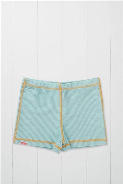 Grass & Air pistache shortie badeshorts