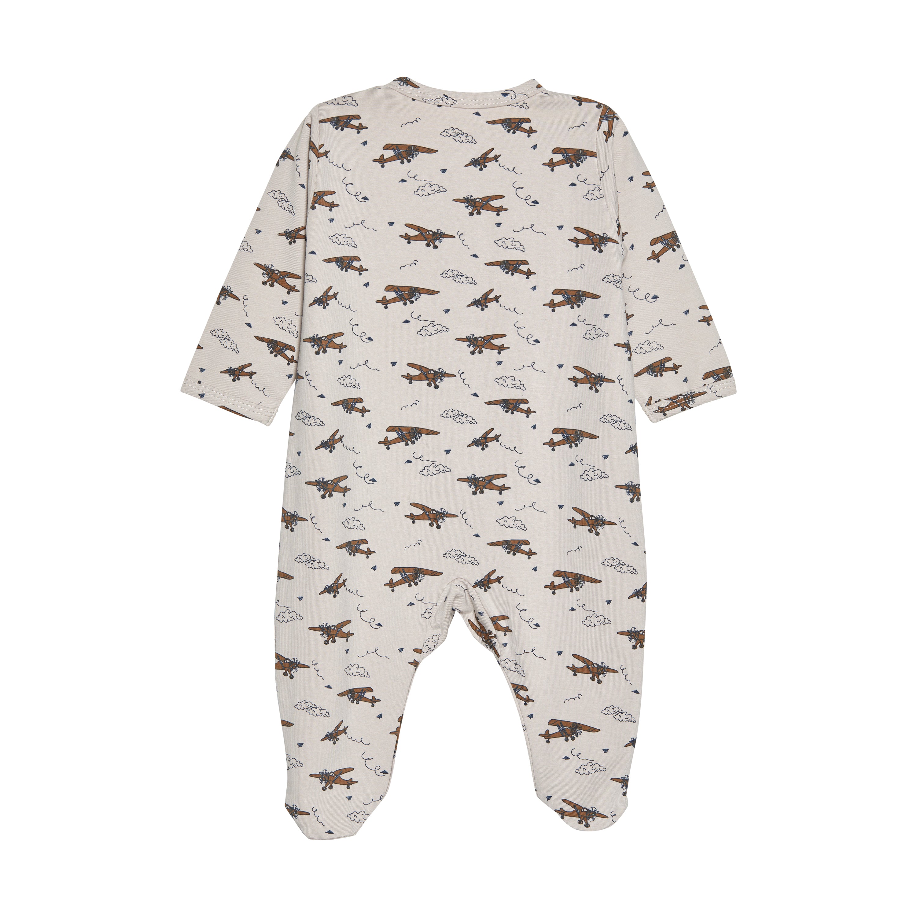 Fixoni Overall/Nachtanzug mit Füßen – Flugzeuge – India Ink – Overall – MamaMilla