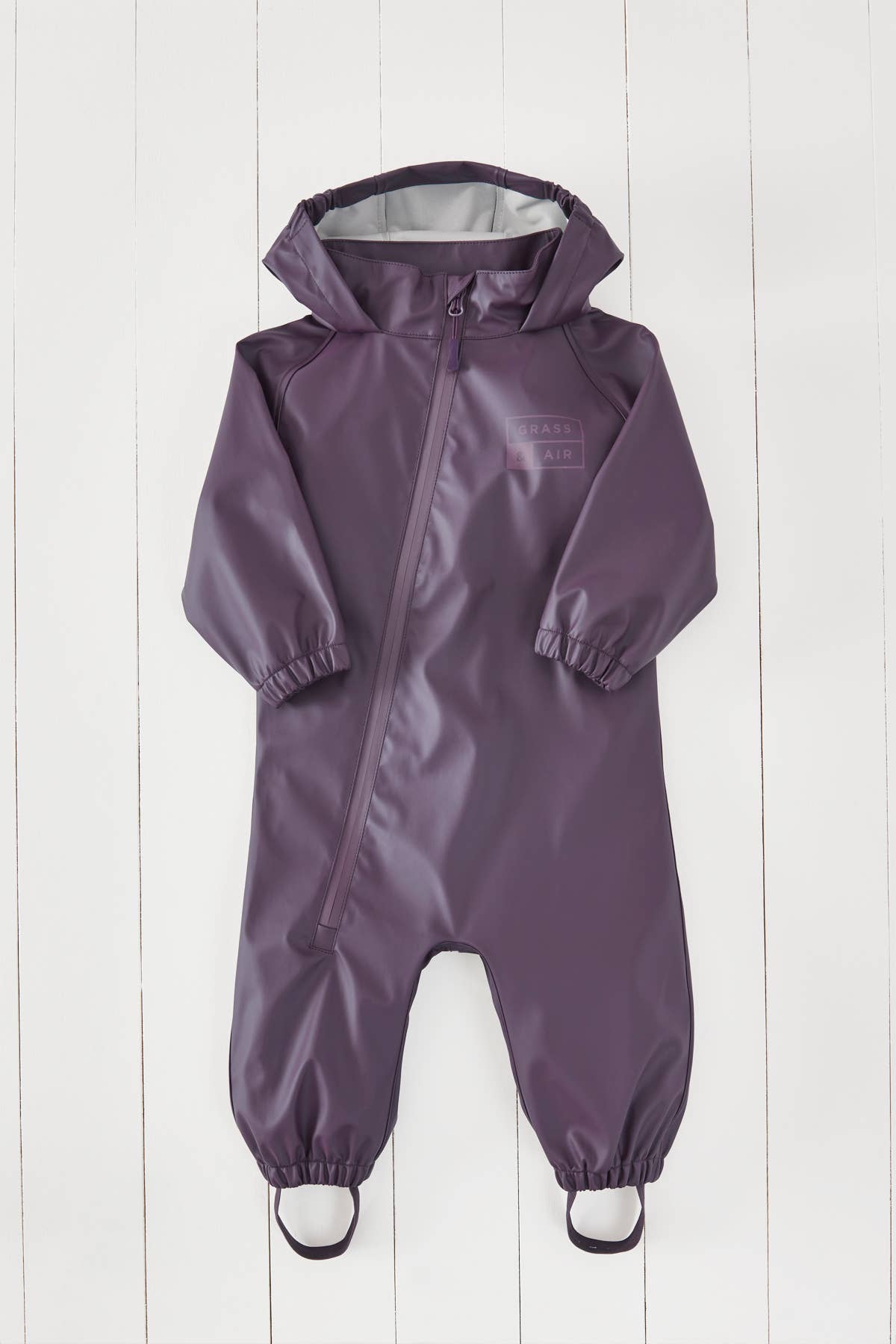 Grass & Air Amethyst lilla regndragt