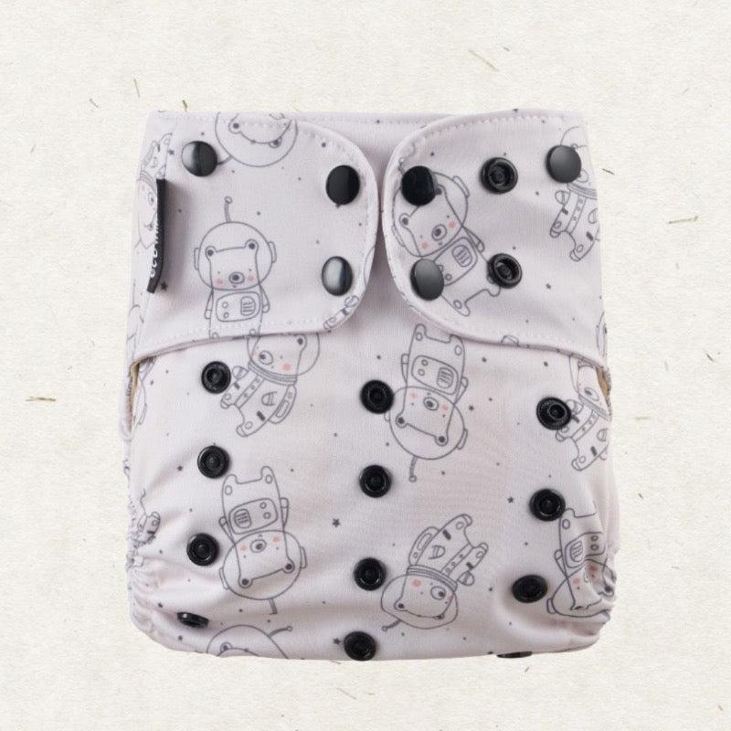 Coolmax-Taschenwindel in Einheitsgröße. Weltraum-Teddy – MamaMilla