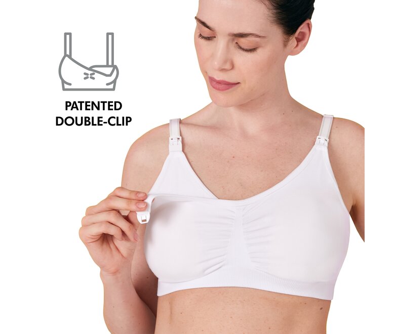 Medela Bequemer 3-in-1-Still- und Pump-BH, weiß, Größe M - MamaMilla