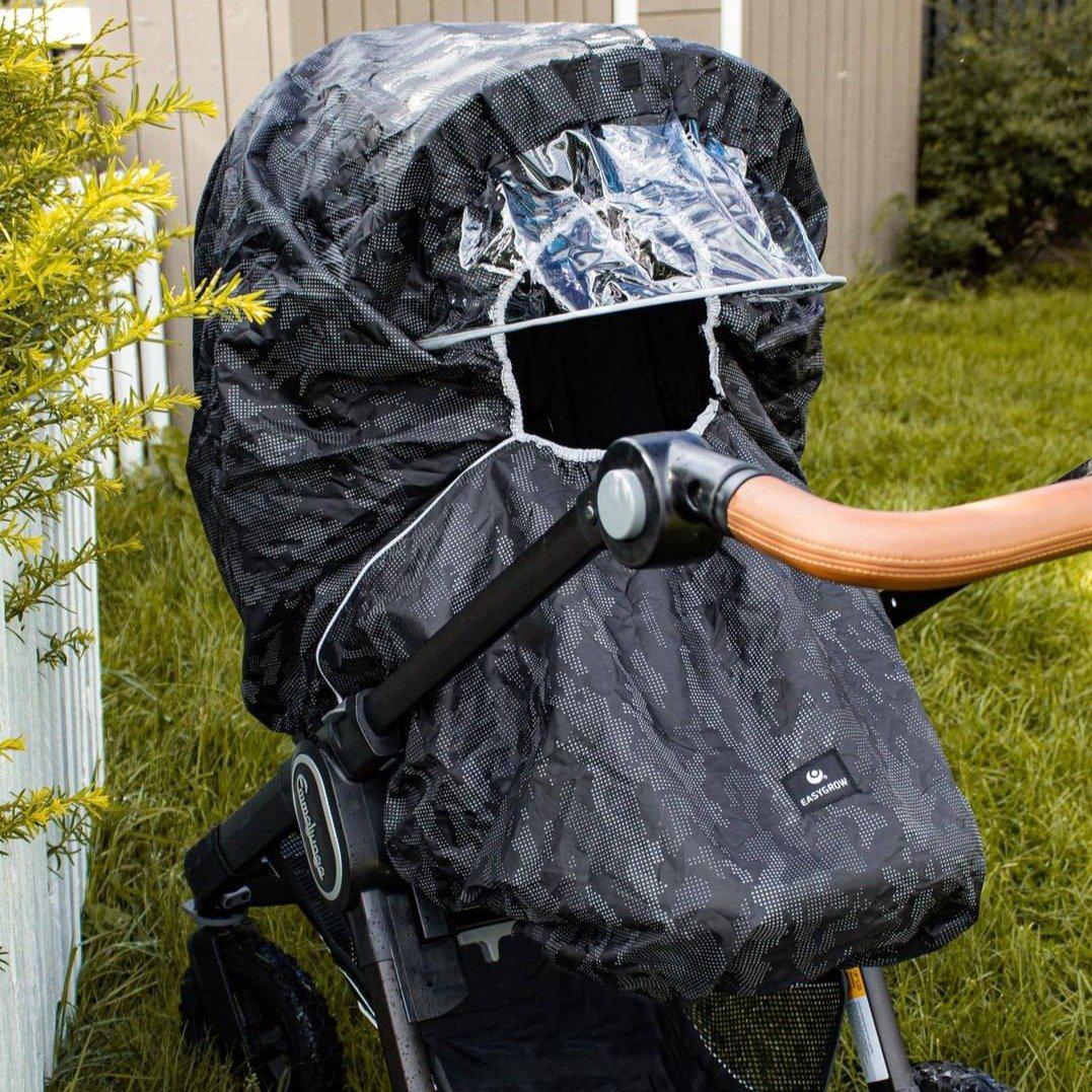 EasyGrow Regenschutz für den Kinderwagen – Camo – Regenschutz für Einzelkinderwagen – MamaMilla