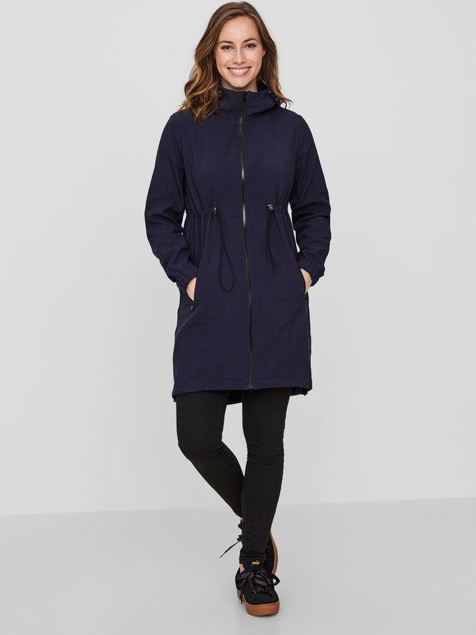 Mamalicious 3in1 Softshell-Trage- und Schwangerschaftsjacke – Dunkelblau – Tragejacke – MamaMilla