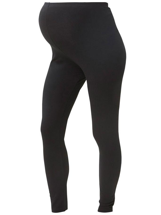 Mamalicious 2er-Pack Umstandsleggings aus Bio-Baumwolle – Schwarz – Umstandsmode – MamaMilla