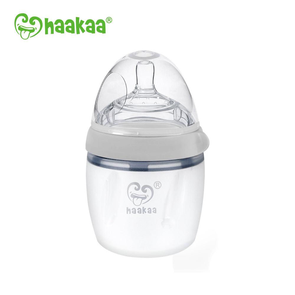 Haakaa Bröstpump med flaska - 160 ml - Bröstpump - MamaMilla