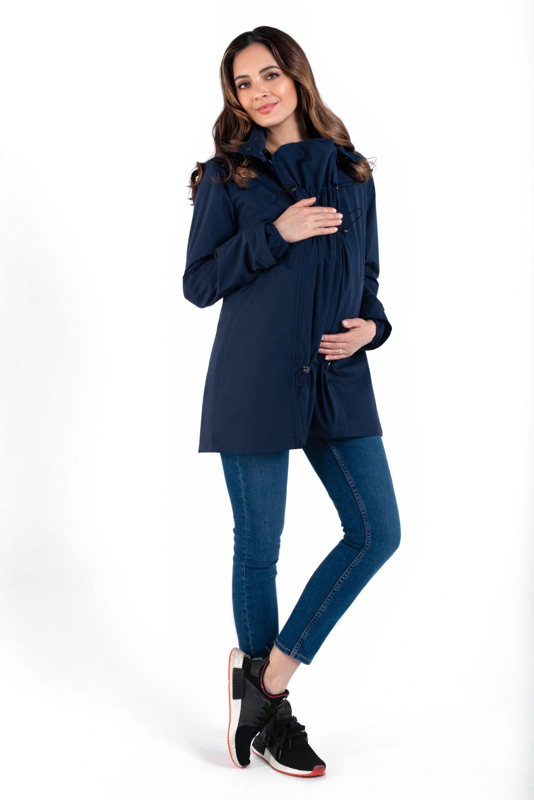 Wombat & Co. NUMBAT 4-in-1 Übergangsjacke für Schwangere/Tragejacke – Navy – Tragejacke – MamaMilla