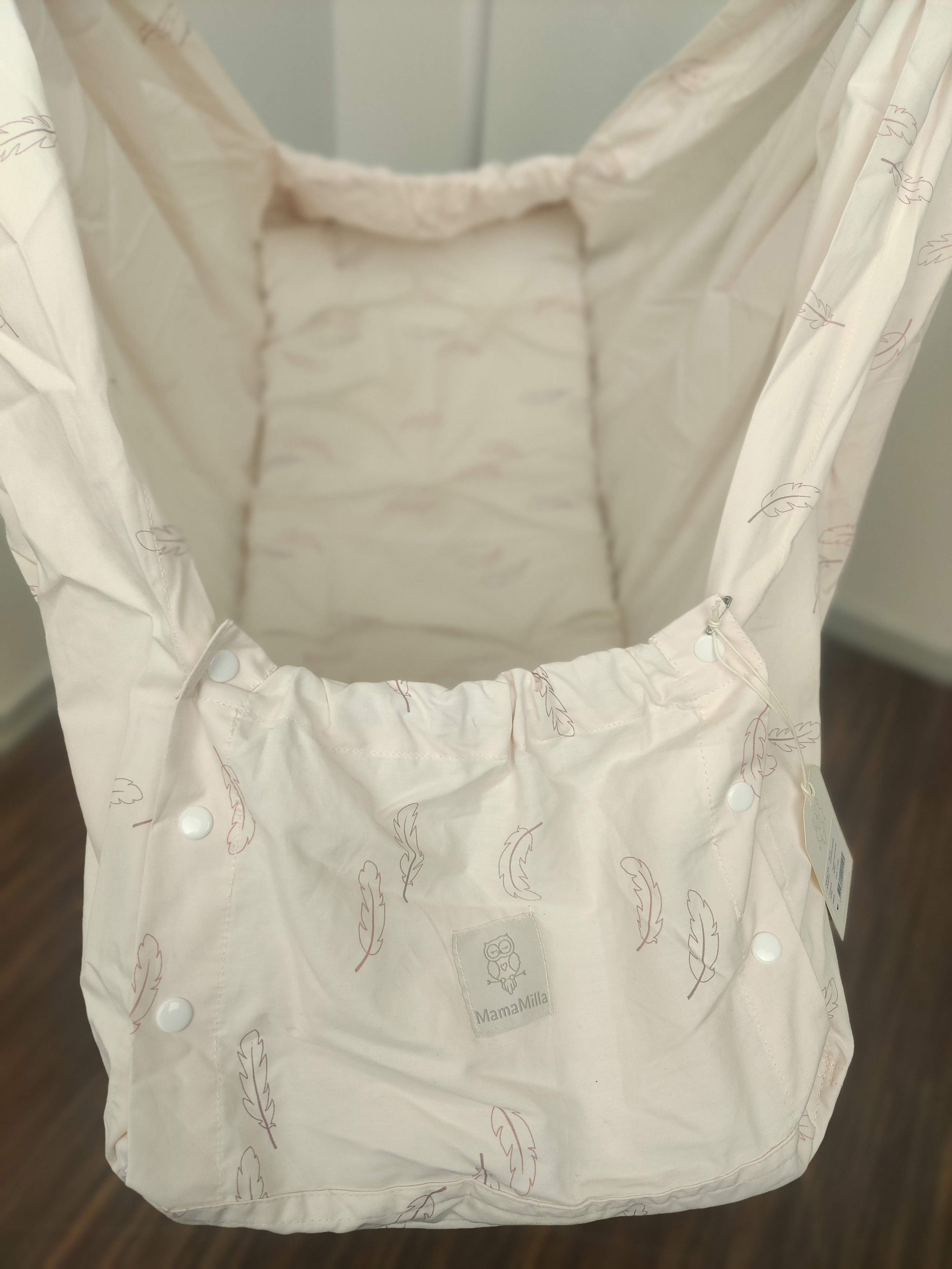 MamaMilla Sling-Wiege – Rosenfedern – Sling-Wiege – MamaMilla