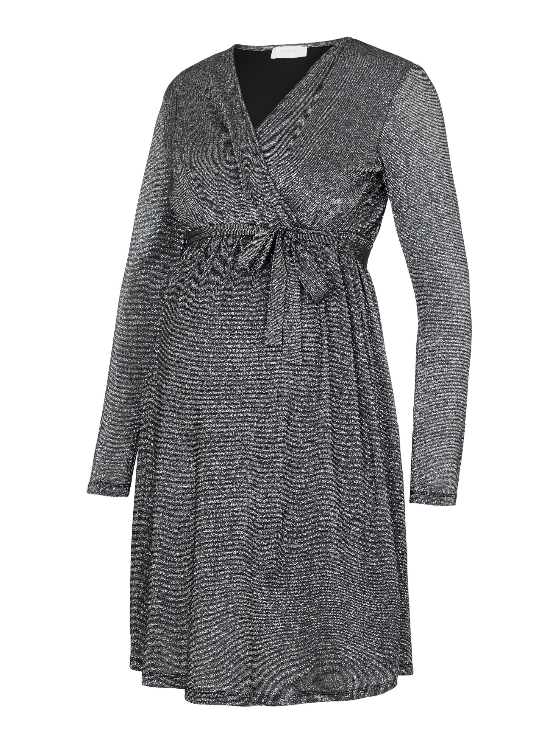 Mamalicious glitzerndes Schwangerschafts- und Stillkleid – Umstandsmode – MamaMilla