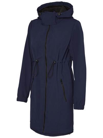 Mamalicious 3in1 Softshell-Trage- und Schwangerschaftsjacke – Dunkelblau – Tragejacke – MamaMilla