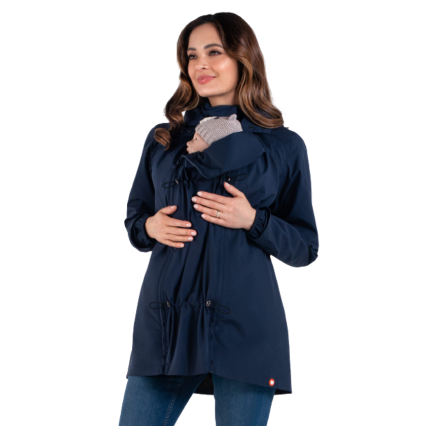 Wombat & Co. NUMBAT 4-in-1 Übergangsjacke für Schwangere/Tragejacke – Navy – Tragejacke – MamaMilla