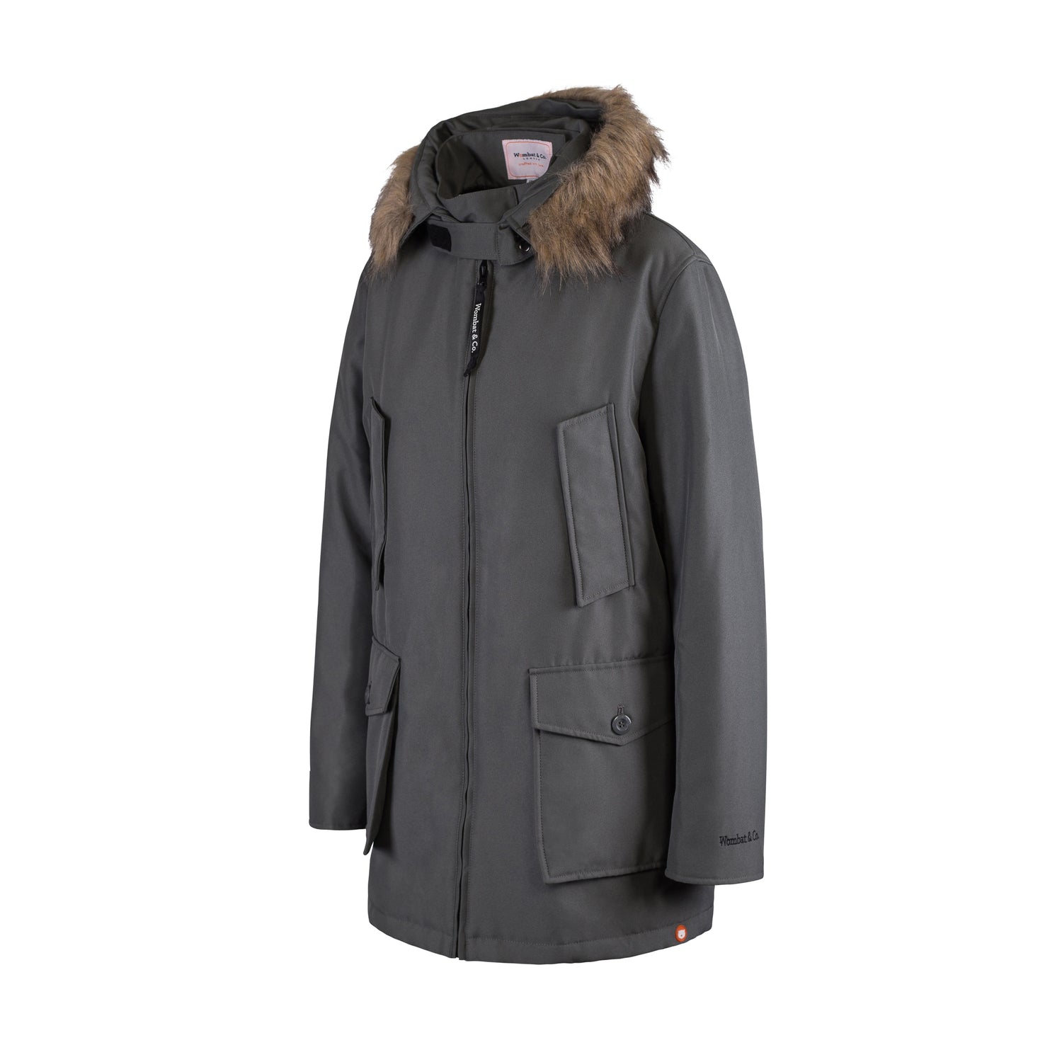 Wombat &amp; Co. Trägerjacke für Herren – Grau – Trägerjacke – MamaMilla