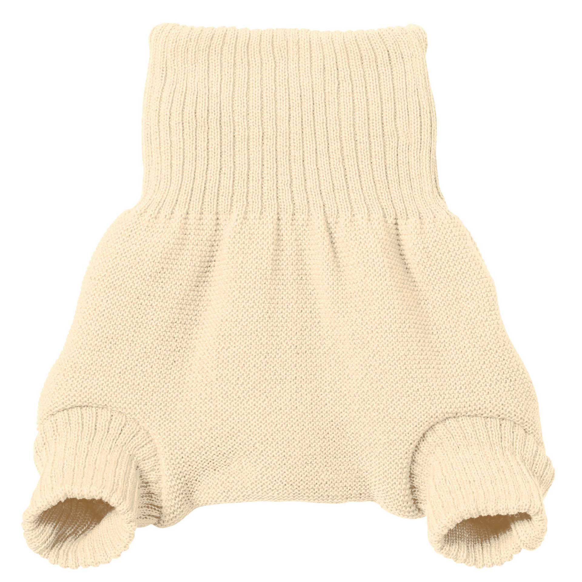 Wollwindelüberhose aus Merinowolle – Natur – Disana Bio-Babykleidung