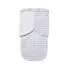 Atmungsaktives Baby – 3-in-1-Wickeltuch – Graue Streifen – MamaMilla