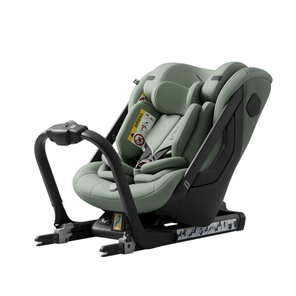 Axkid ONE+ 3 – Nordic Bloom Green – iSize 40–125 cm – 40–125 cm (Neugeborene bis 7 Jahre) – MamaMilla