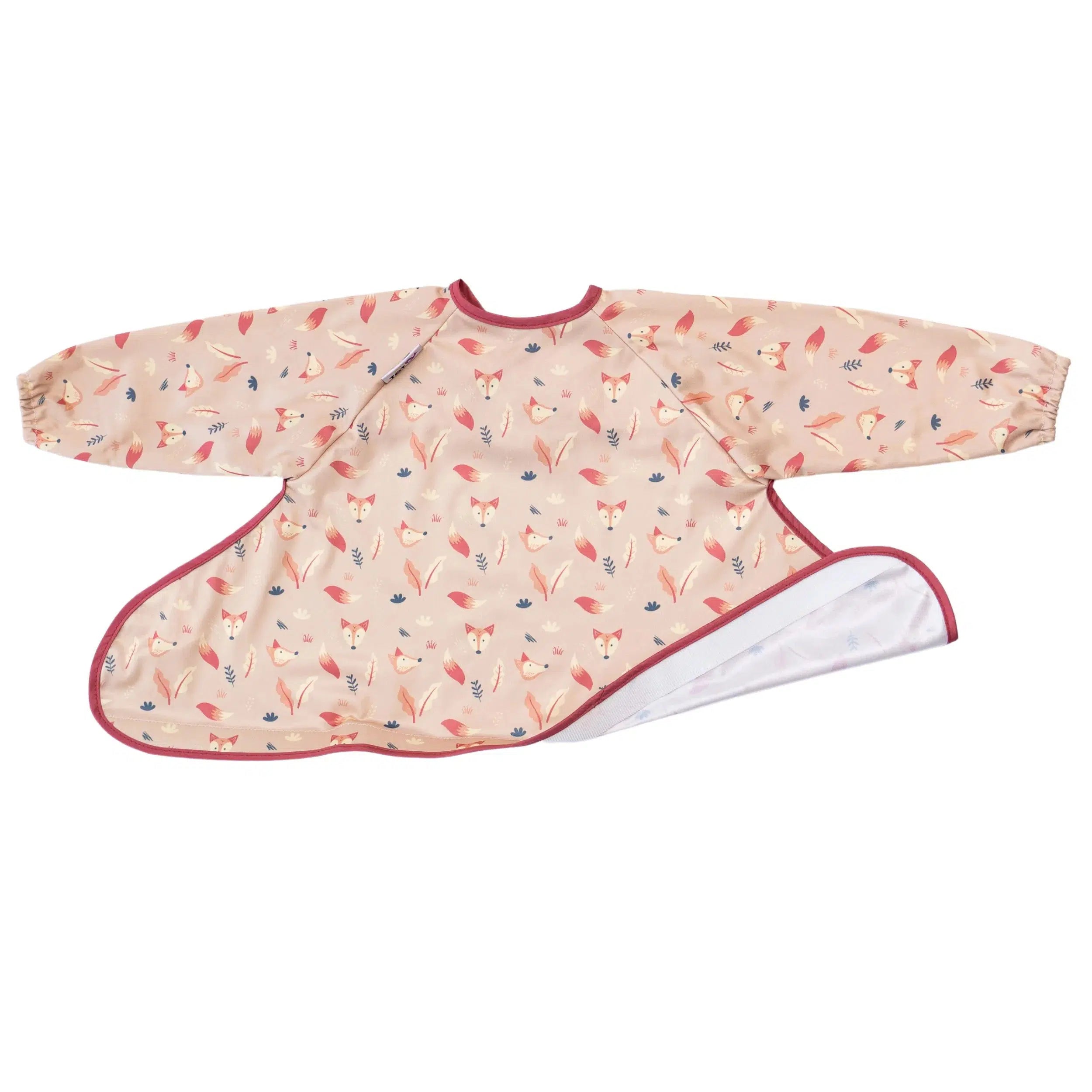 Tidy Tot Lätzchen, Teller und Löffel – SET – Fuchs – Lätzchen mit Ärmeln – MamaMilla