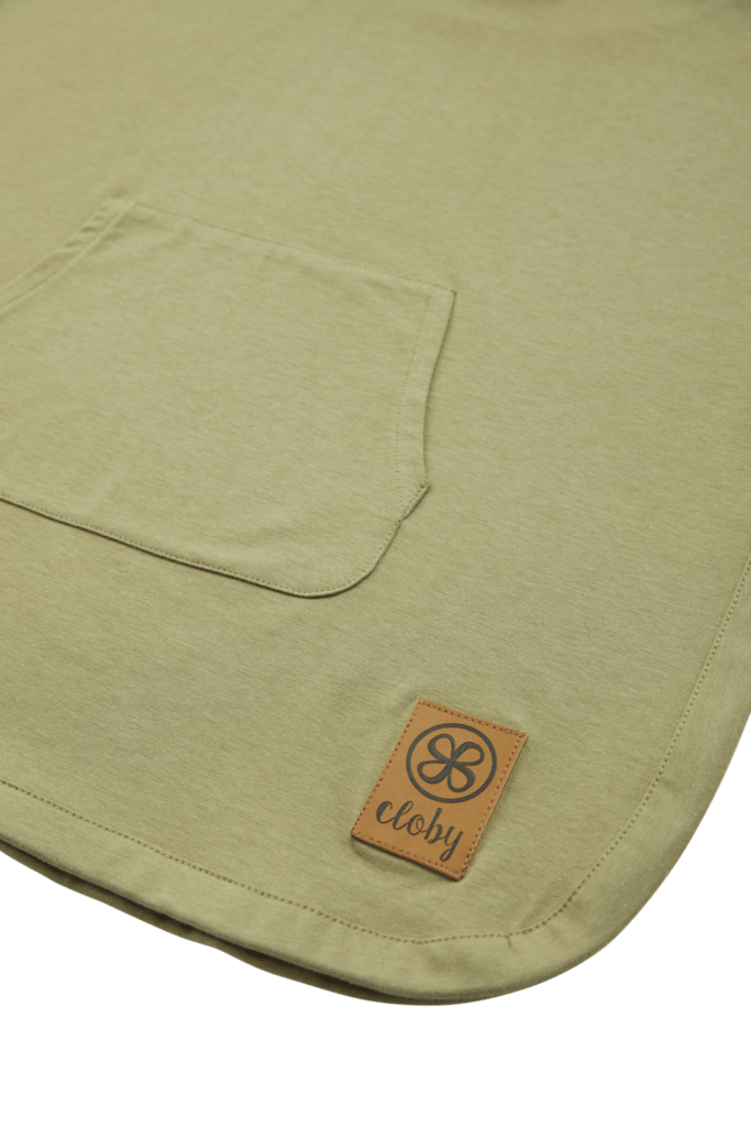 Cloby UV Poncho – Olivgrün 3–5 Jahre – MamaMilla