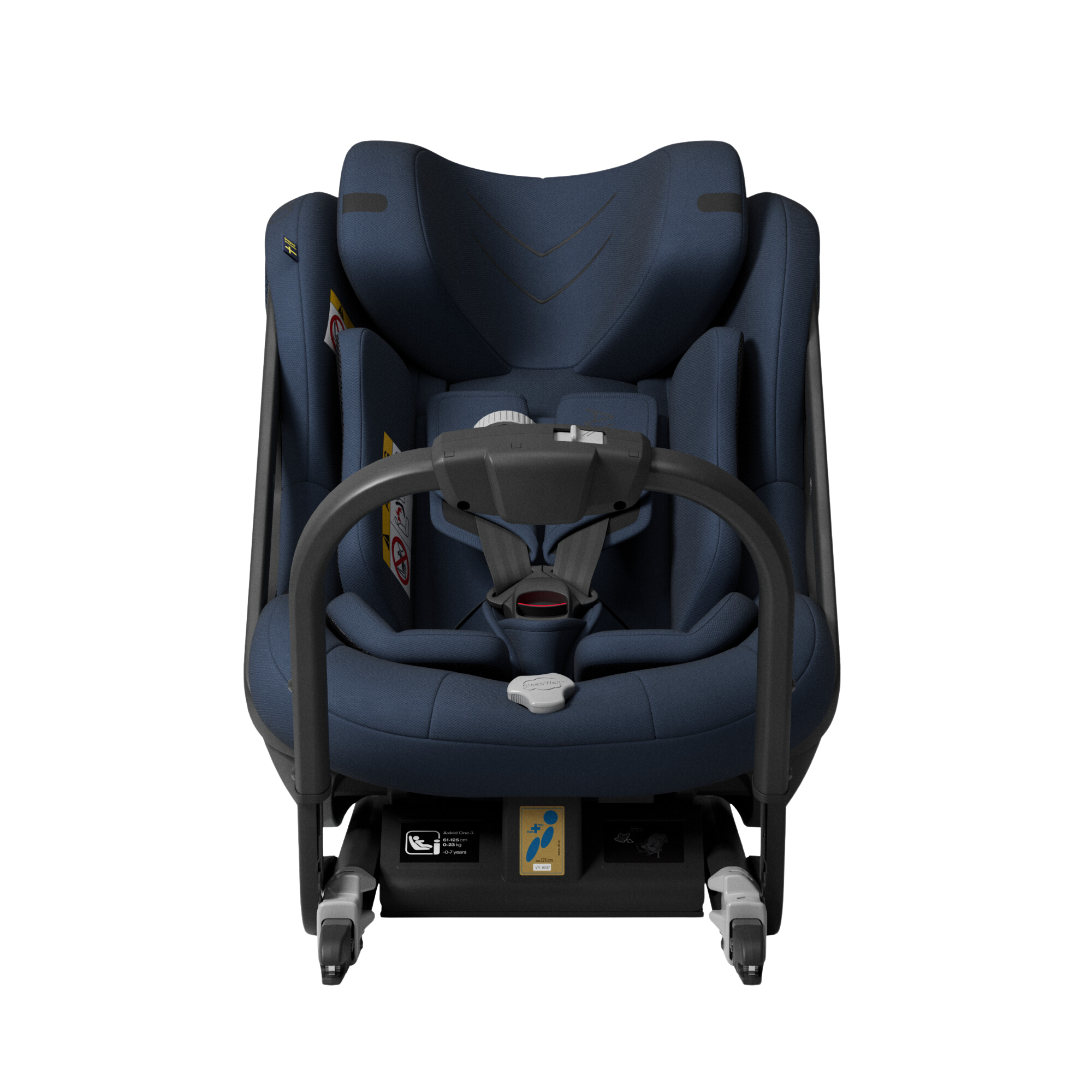 Axkid ONE+ 3 – Glacier Lake Blue – iSize 40–125 cm – 40–125 cm (Neugeborene bis 7 Jahre) – MamaMilla