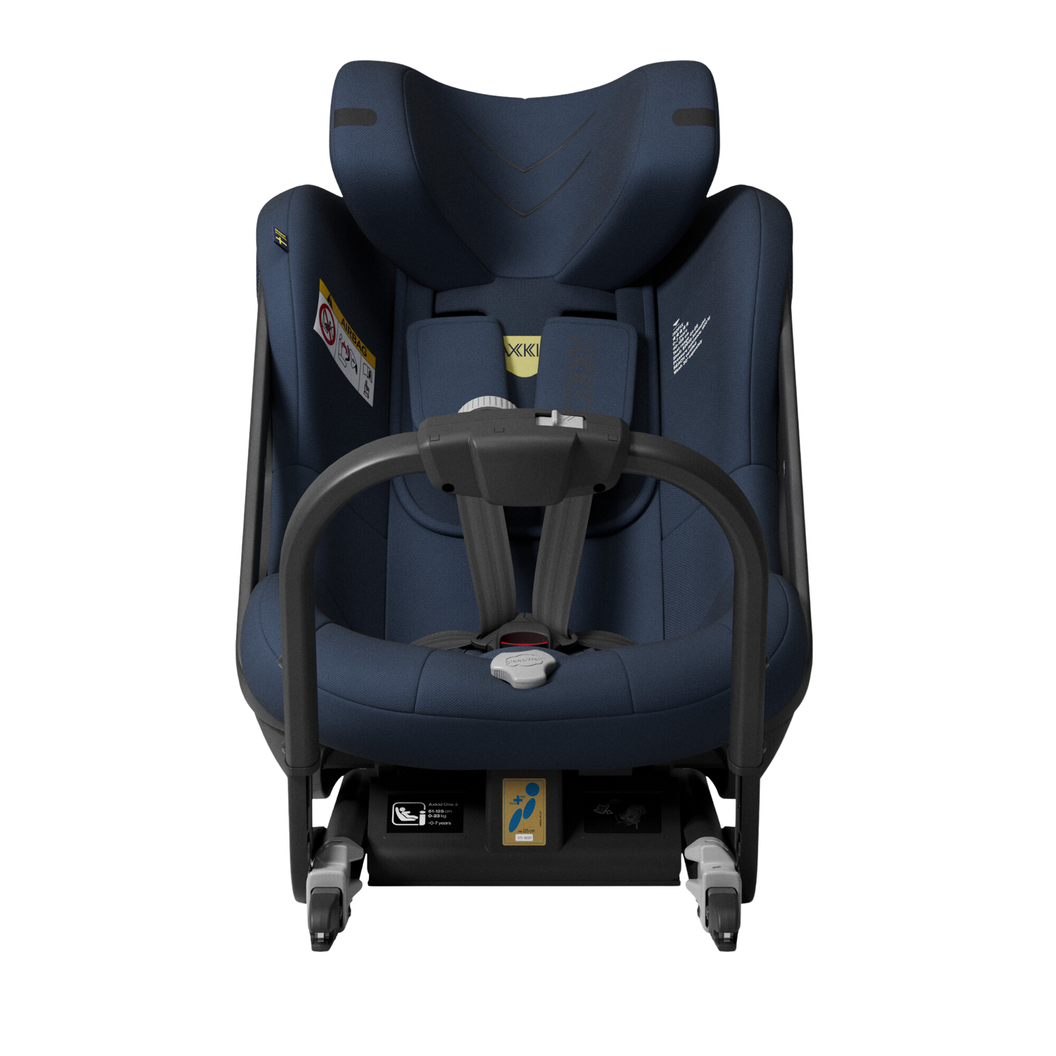 Axkid ONE+ 3 – Glacier Lake Blue – iSize 40–125 cm – 40–125 cm (Neugeborene bis 7 Jahre) – MamaMilla