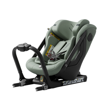 Axkid ONE+ 3 – Nordic Bloom Green – iSize 40–125 cm – 40–125 cm (Neugeborene bis 7 Jahre) – MamaMilla