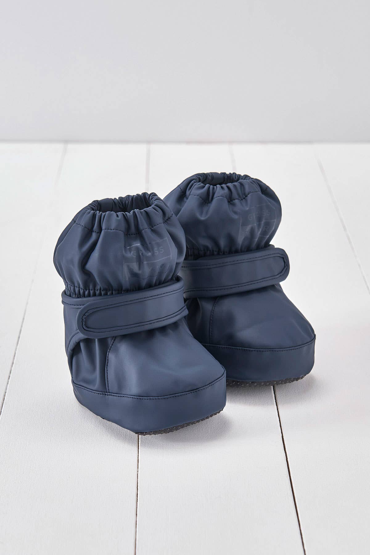 Grass &amp; Air navy PU babystøvler