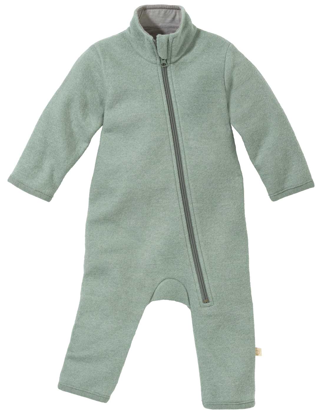 Sommeranzug aus Letkalket-Wolle – Jade – Bio-Babykleidung von Disana
