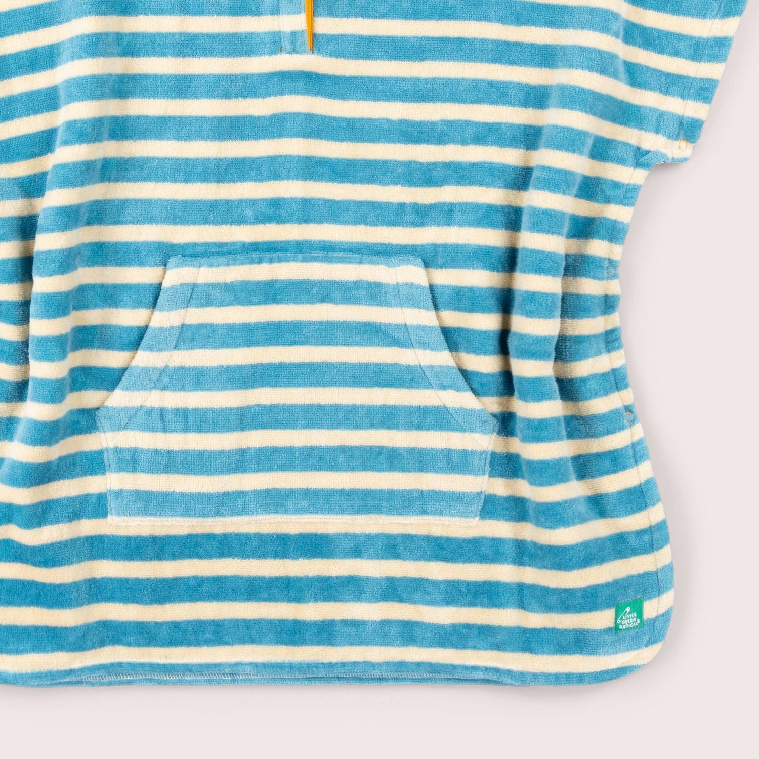 Little Green Radicals Badeponcho/Strandponcho - Børn - Med Hætte - Blåstribet
