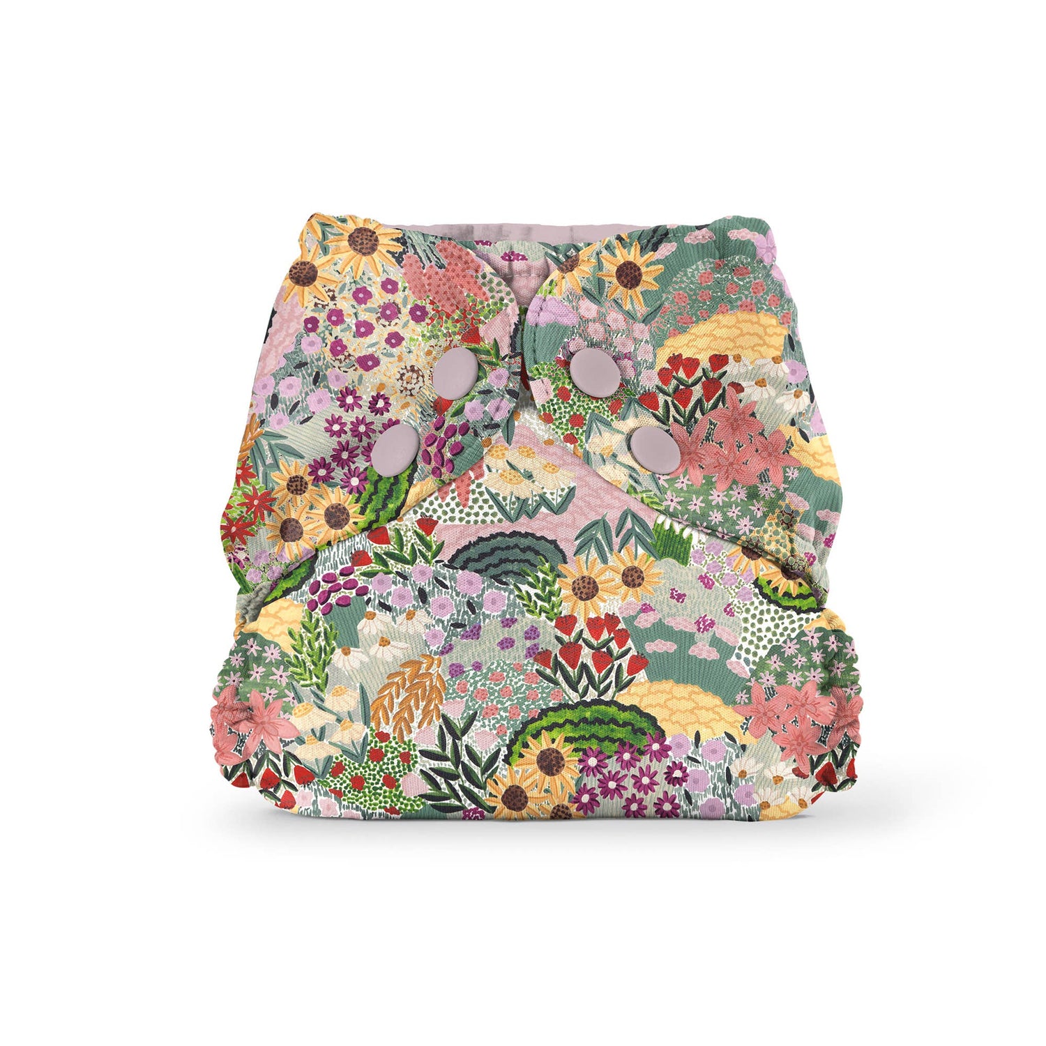 Außenmaterial (+ Schwimmwindel): Terrazzo / Größe 1 (3,5–7,6 kg) – – MamaMilla