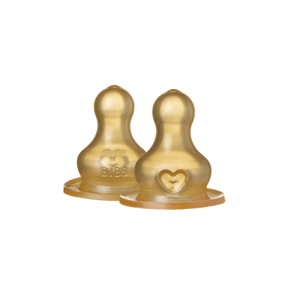 BIBS 2er-Pack Anti-Kolik-Flaschensauger – Slow Flow – MamaMilla