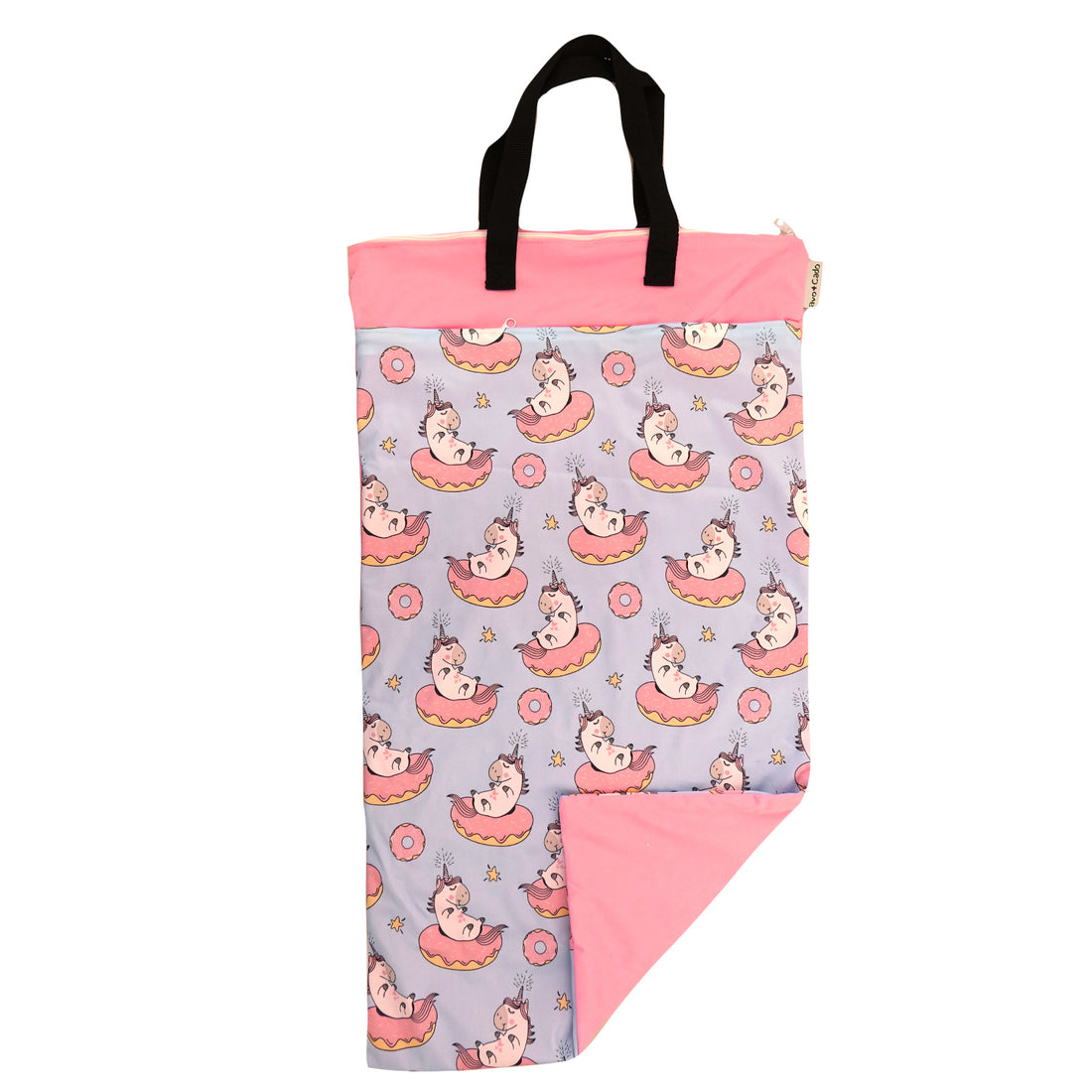 avo+cado Wetbag Large met twee compartimenten en Hank - Eenhoorns - Wetbag large - MamaMilla
