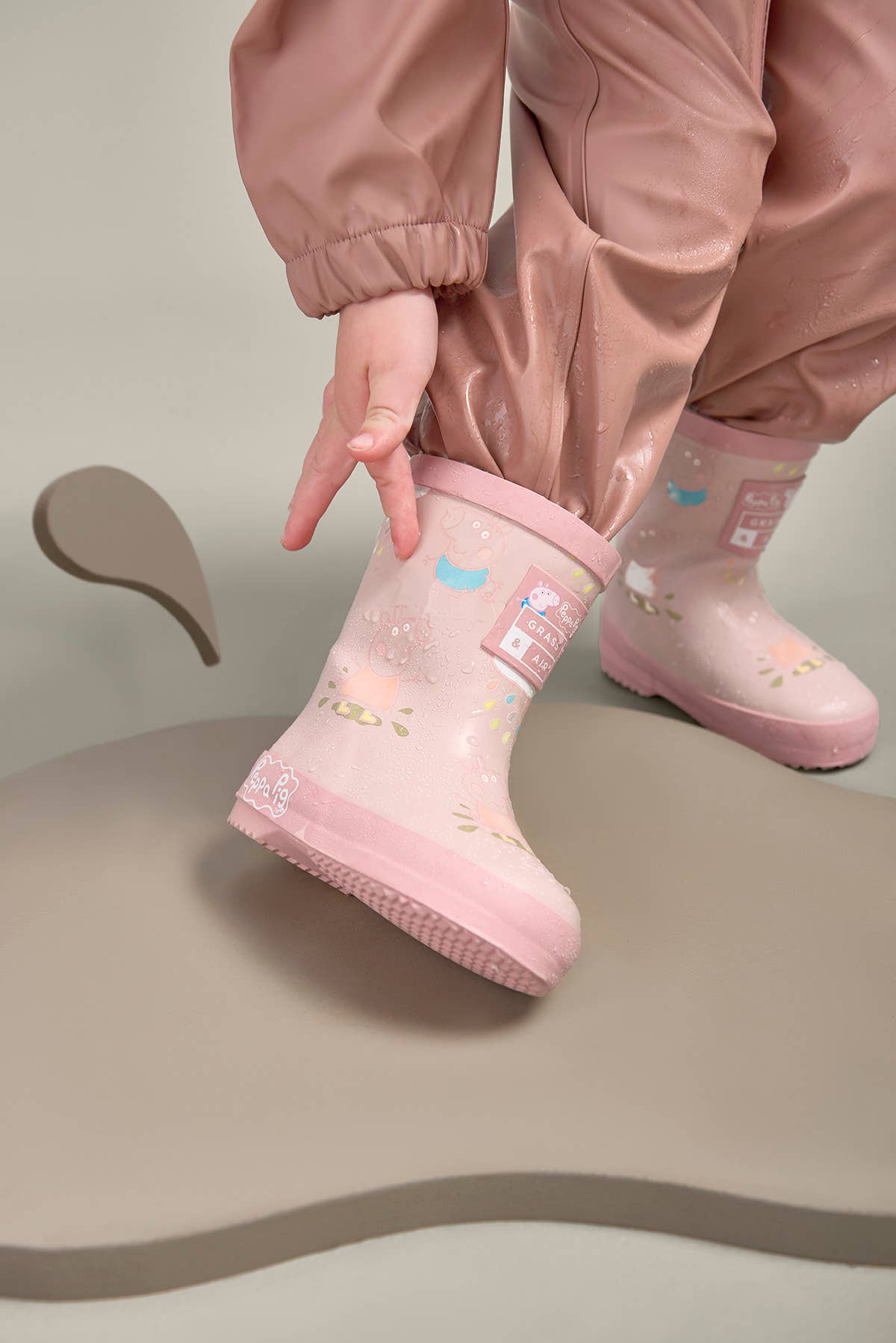 Grass &amp; Air Peppa Pig rosa farveskift