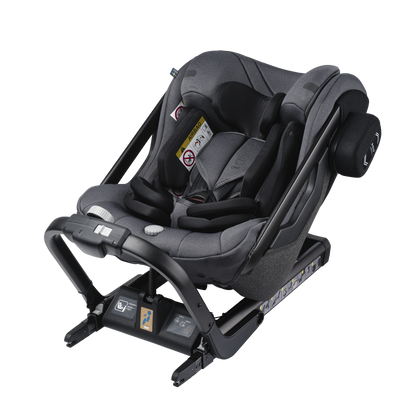Axkid ONE+ 2 – Granite Melange – iSize 40–125 cm – 40–125 cm (Neugeborene bis 7 Jahre) – MamaMilla
