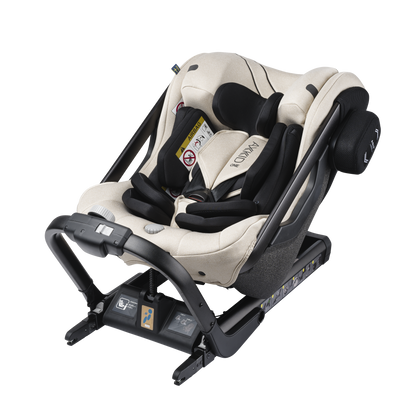 Axkid ONE+ 2 – Brick Melange – iSize 40–125 cm – 40–125 cm (Neugeborene bis 7 Jahre) – MamaMilla