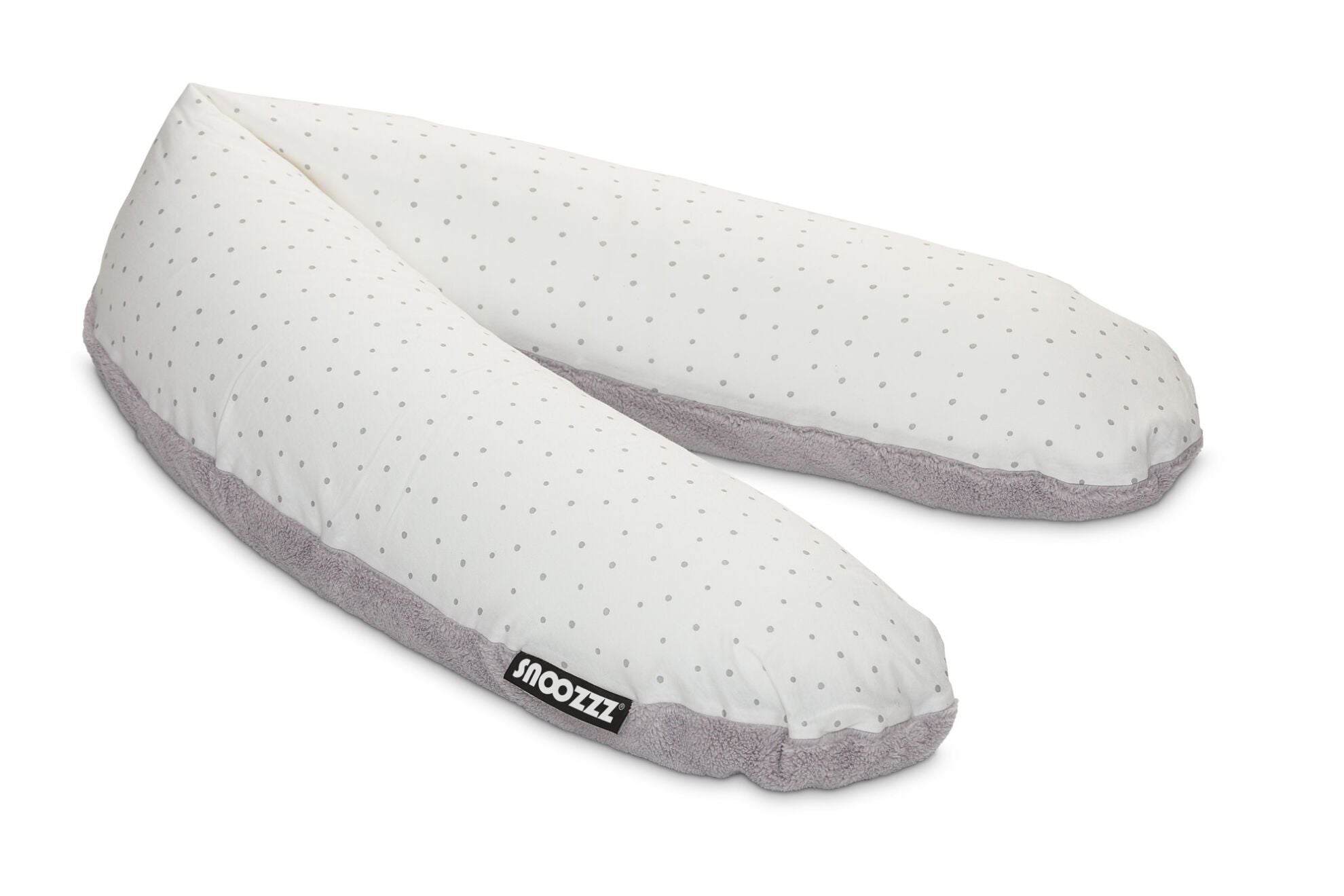 Snoozzz Schwangerschafts- &amp; Stillkissen – Teddy Mini Dots – Stillkissen – MamaMilla