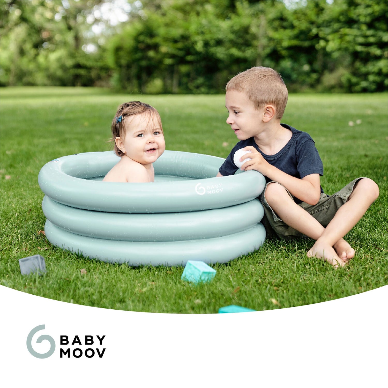 Babymoov Aufblasbare Badewanne – Aqua Dots – Badewanne – MamaMilla