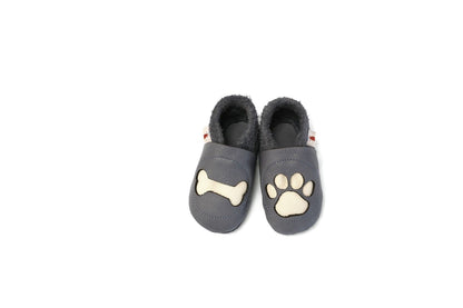 Baobaby Classic Babyschuhe – Paw Grey S – – MamaMilla