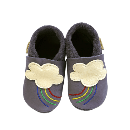 Baobaby Classic Babyschuhe – Regenbogen L – – MamaMilla