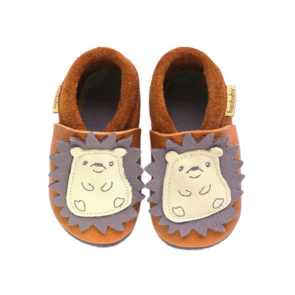 Baobaby Classic Babyschuhe – Spikey Curry S – MamaMilla