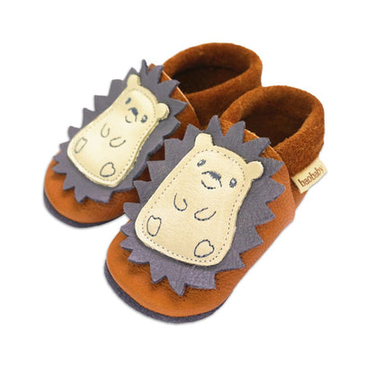 Baobaby Classic Babyschuhe – Spikey Curry L – – MamaMilla