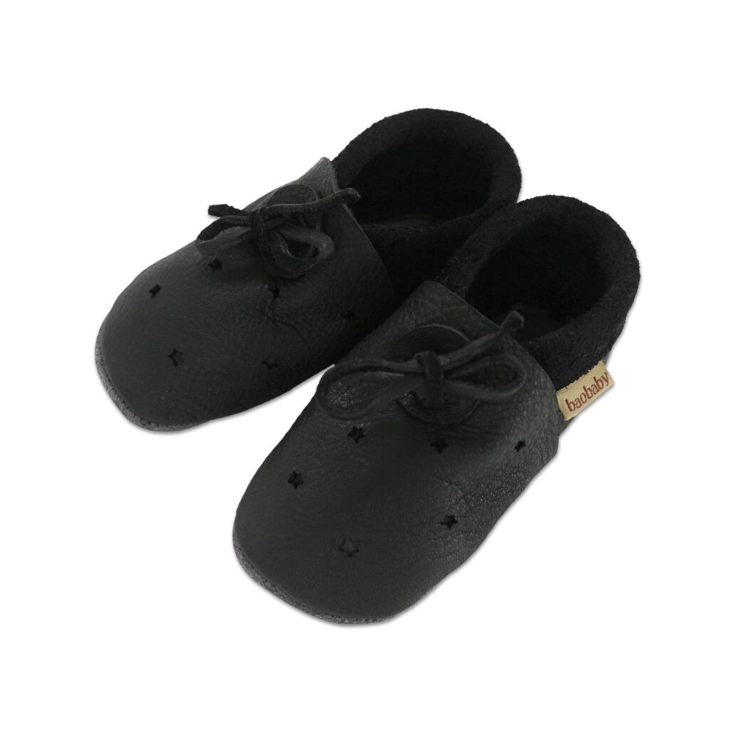 Baobaby Sandalen – Sterne Schwarz M – – MamaMilla