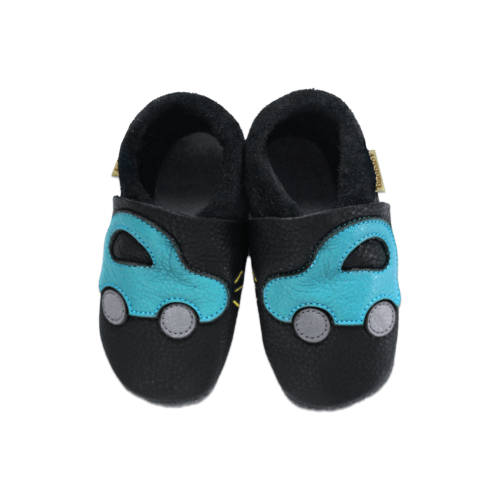 Baobaby Classic Babyschuhe – Buggy Black M – – MamaMilla