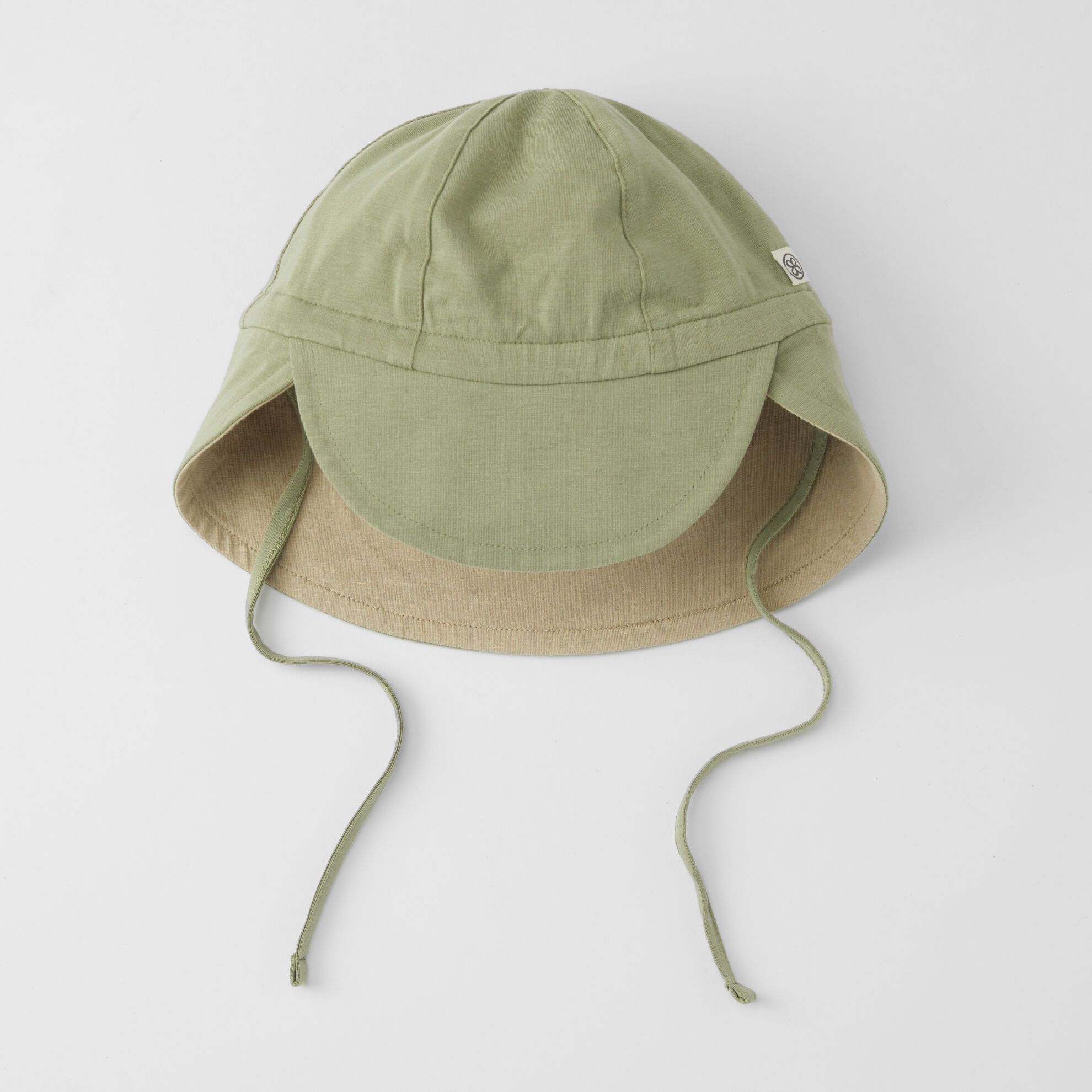Cloby Sonnenhut UPF 50+ Olivgrün/Sandstrand 0–6 m – – MamaMilla