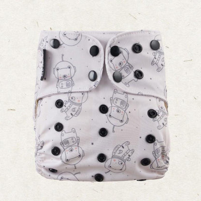 Coolmax-Taschenwindel in Einheitsgröße. Weltraum-Teddy – MamaMilla
